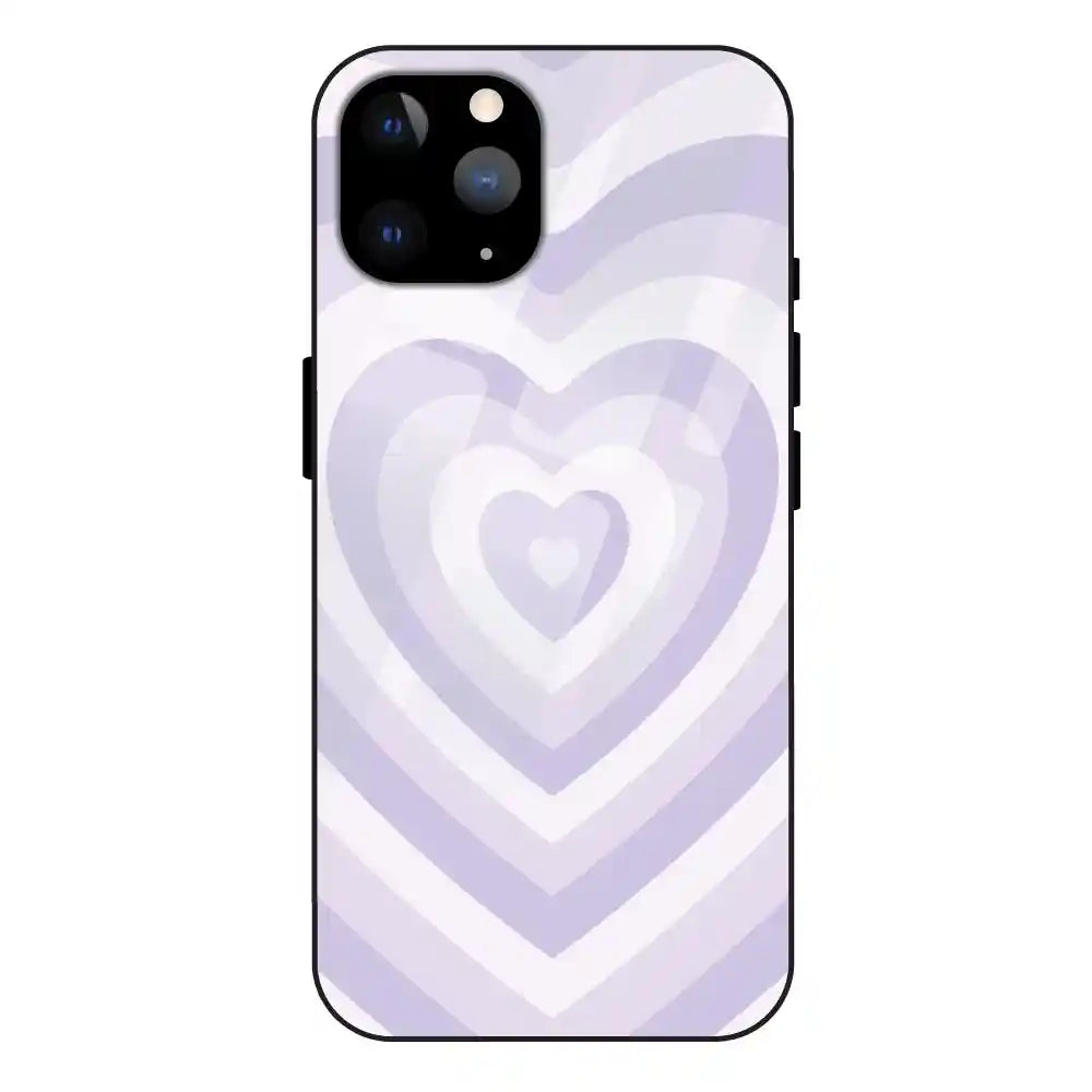 Blue Hearts - Glass Case For Apple iPhone 11 Pro Max