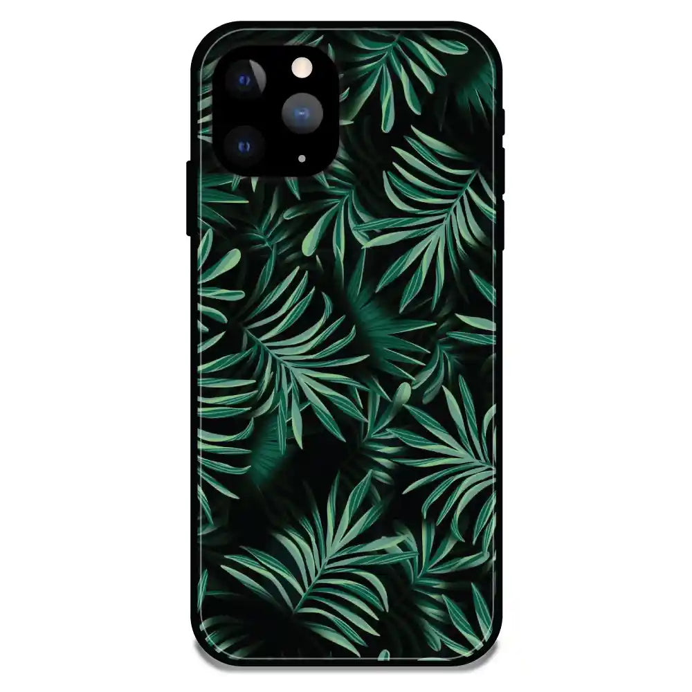 'Ferns - Glossy Metal Silicone Case For Apple iPhone 11 Pro Max