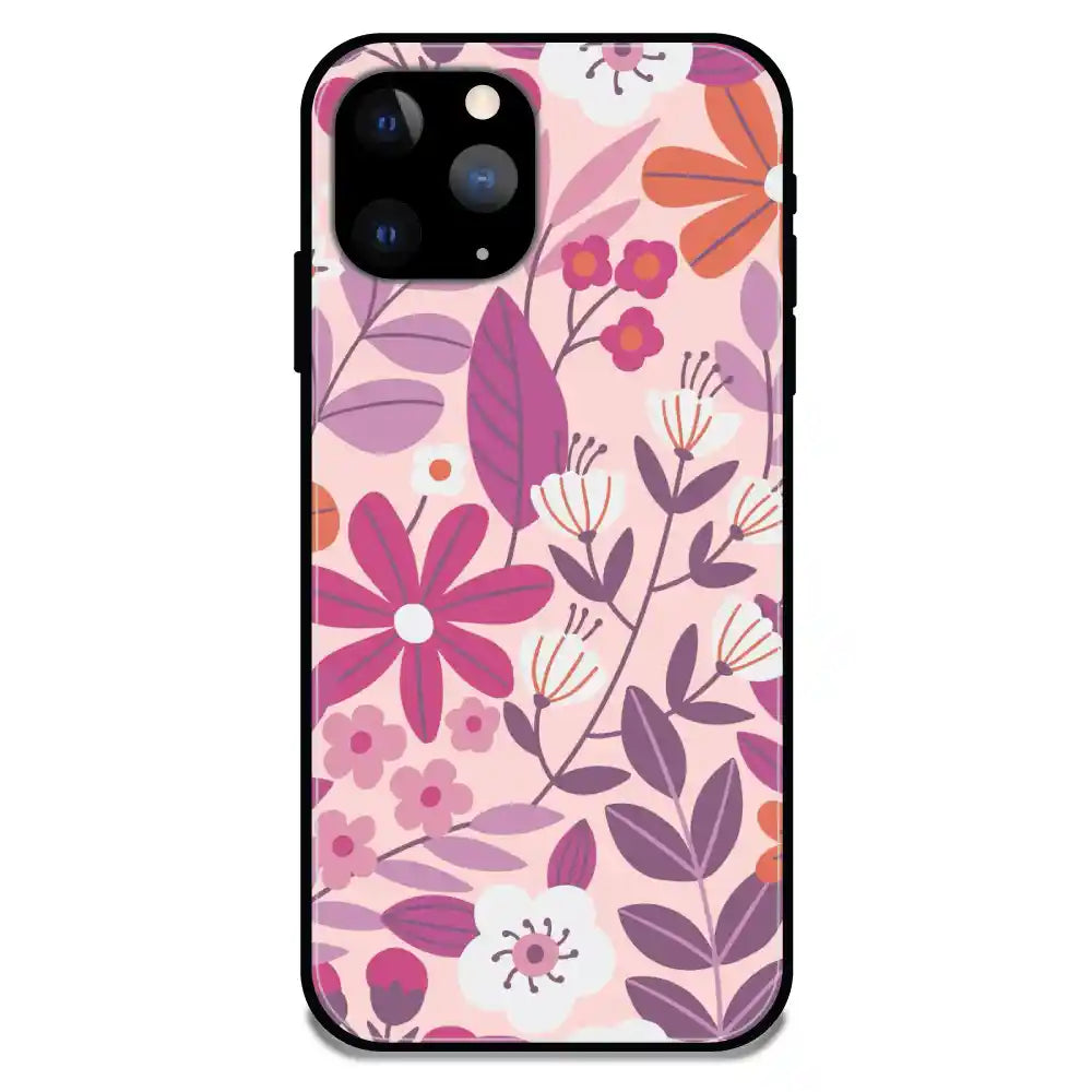 'Garden Art - Glossy Metal Silicone Case For Apple iPhone 11 Pro Max