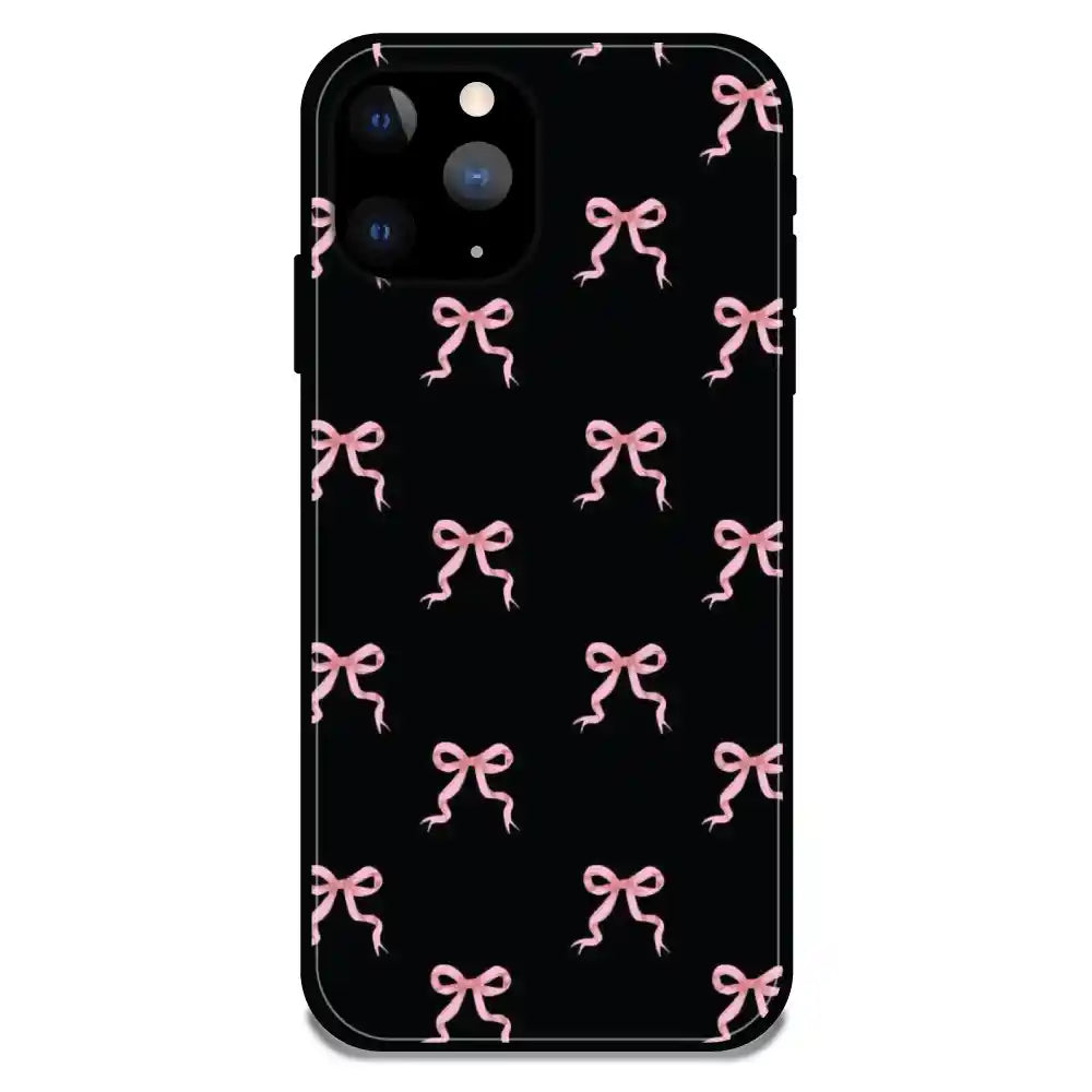 'Bow Family - Glossy Metal Silicone Case For Apple iPhone 11 Pro Max