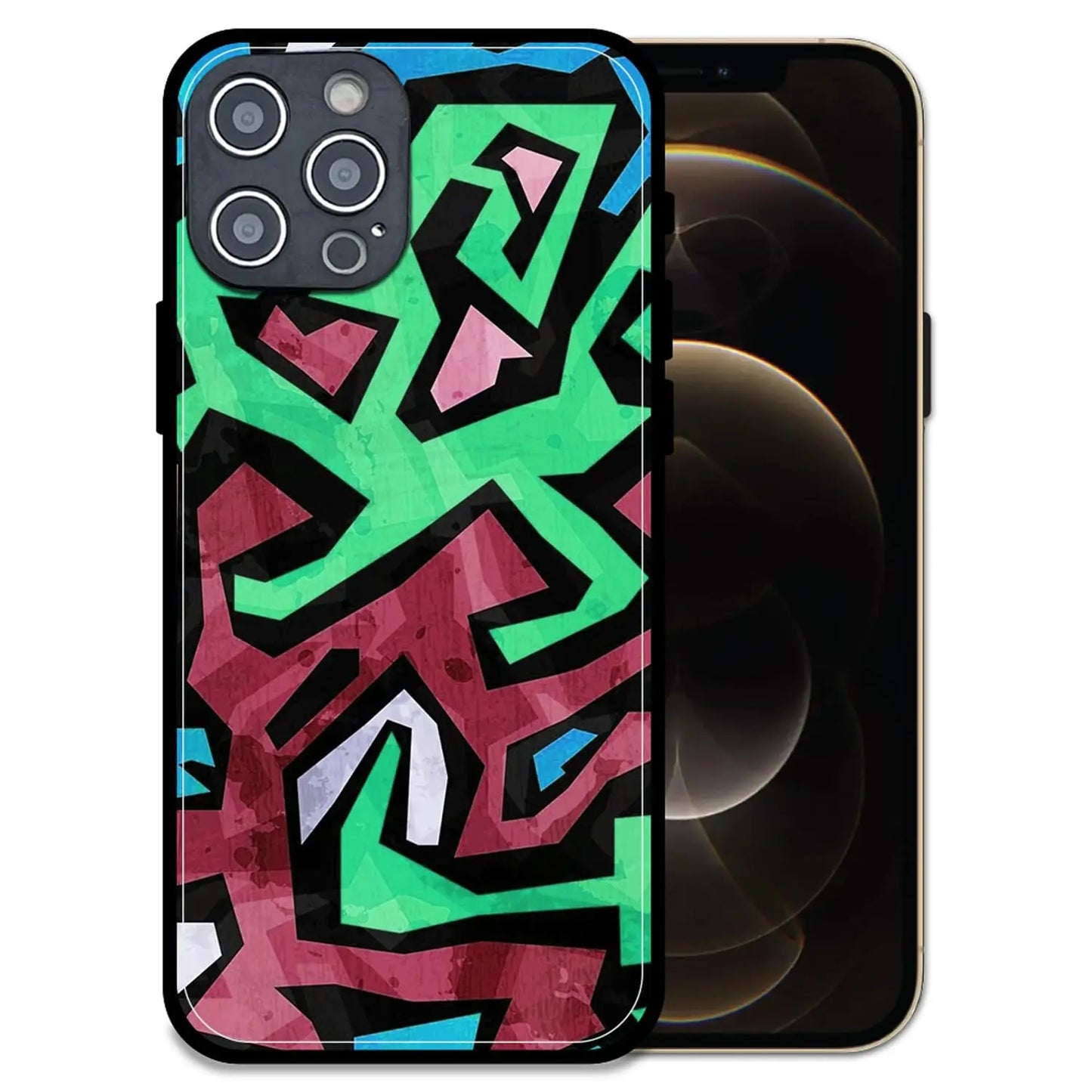 'Wild And Wacky - Glossy Metal Silicone Case For Apple iPhone 11 Pro