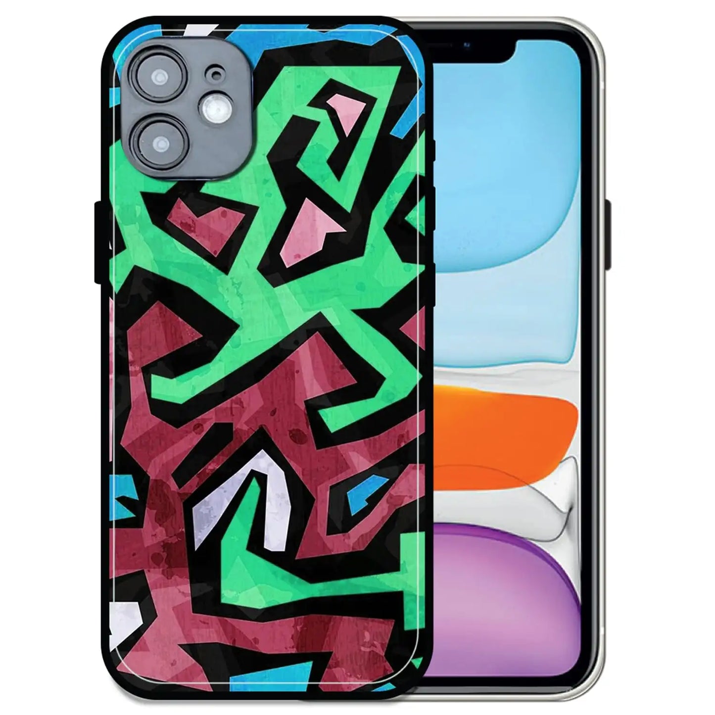 'Wild And Wacky - Glossy Metal Silicone Case For Apple iPhone 11