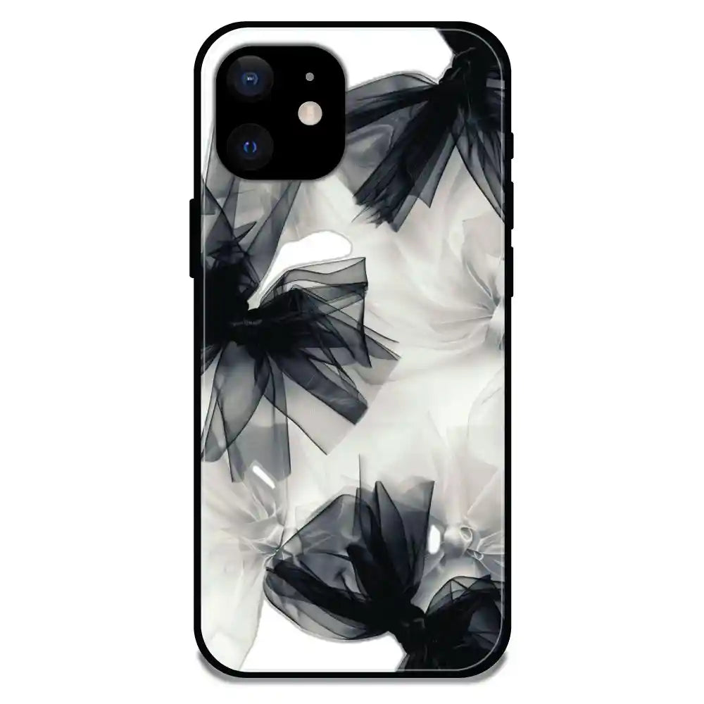 'Satin Bows - Glossy Metal Silicone Case For Apple iPhone 12 Mini
