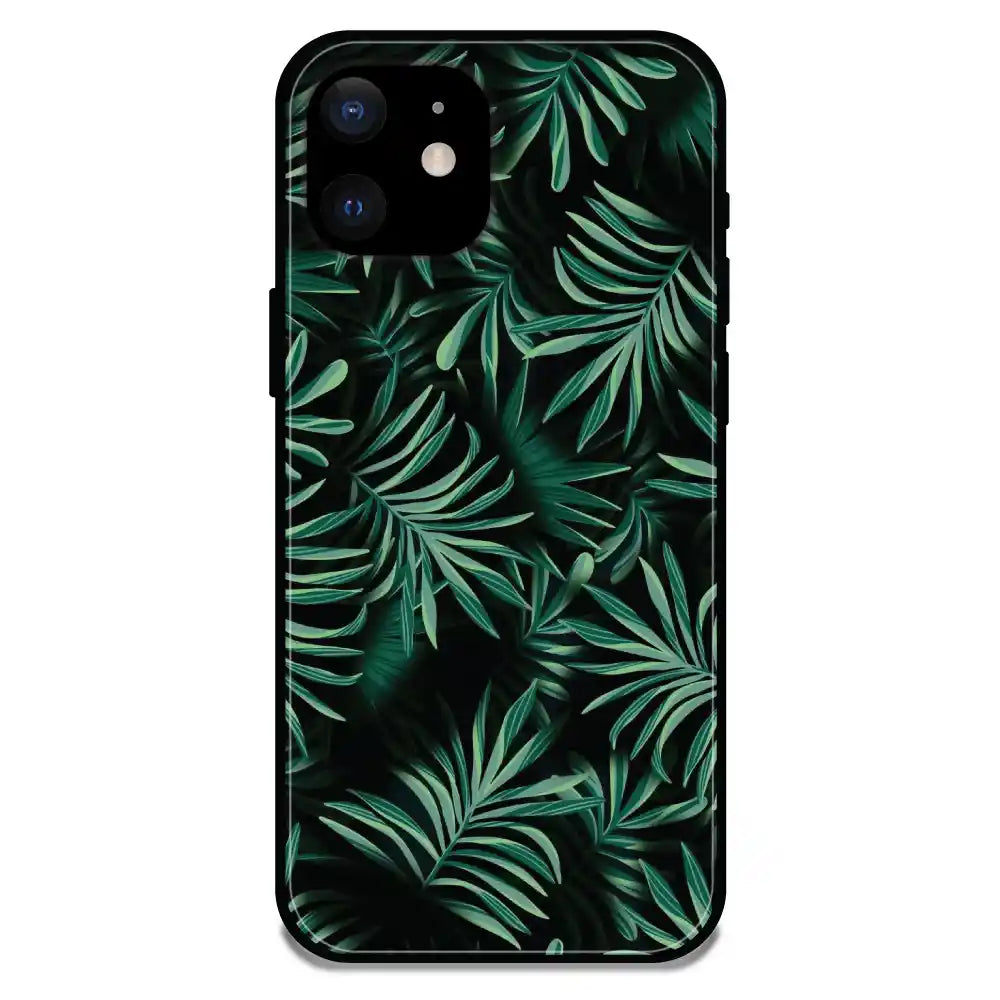'Ferns - Glossy Metal Silicone Case For Apple iPhone 12 Mini