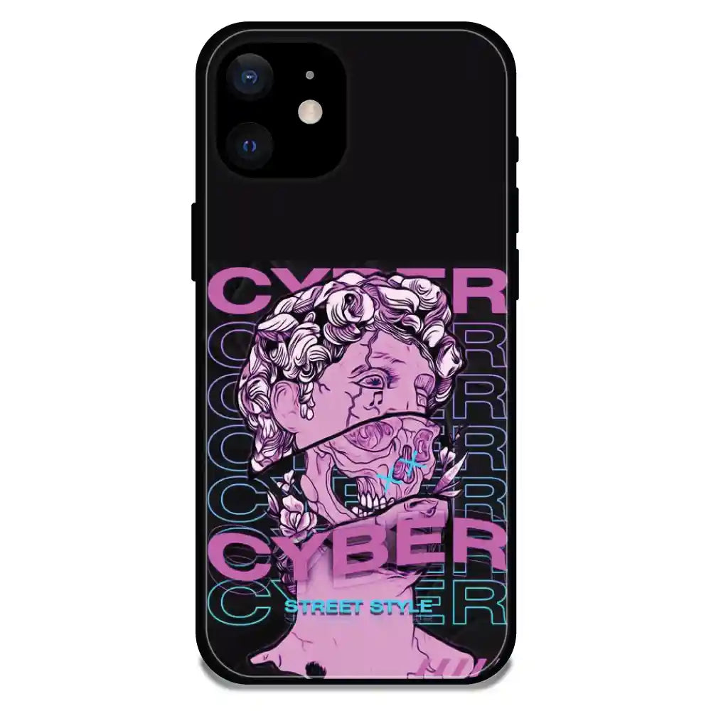 'Cyber Street Style - Glossy Metal Silicone Case For Apple iPhone 12 Mini