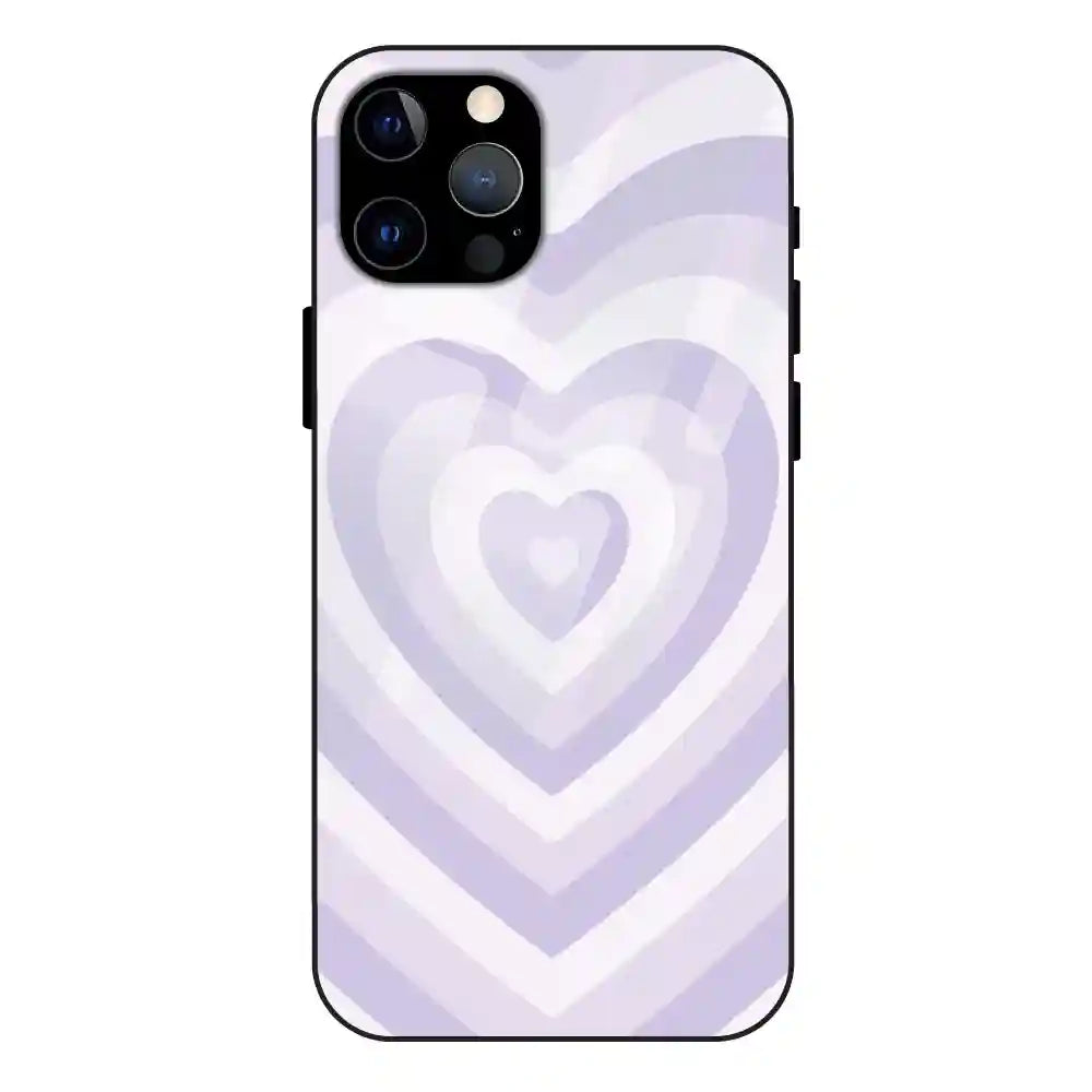 Blue Hearts - Glass Case For Apple iPhone 12 Pro