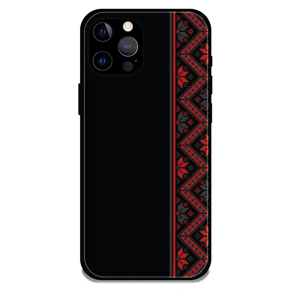 'Mandala Bloom - Glossy Metal Silicone Case For Apple iPhone 12 Pro