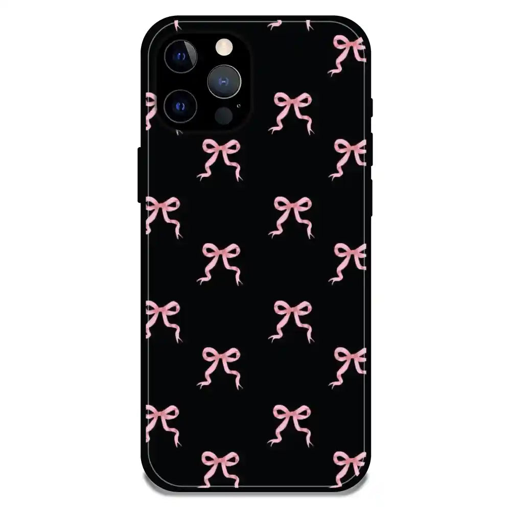 'Bow Family - Glossy Metal Silicone Case For Apple iPhone 12 Pro Max