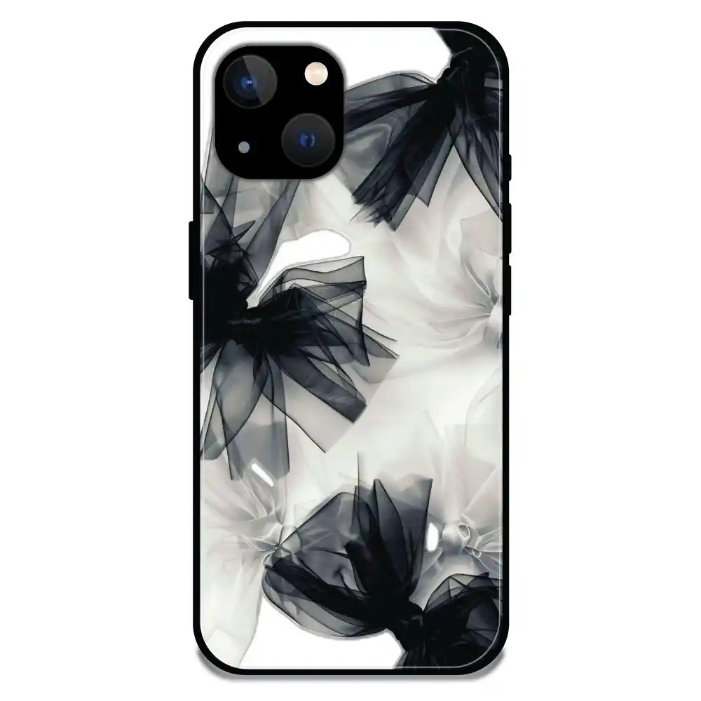 'Satin Bows - Glossy Metal Silicone Case For Apple iPhone 13