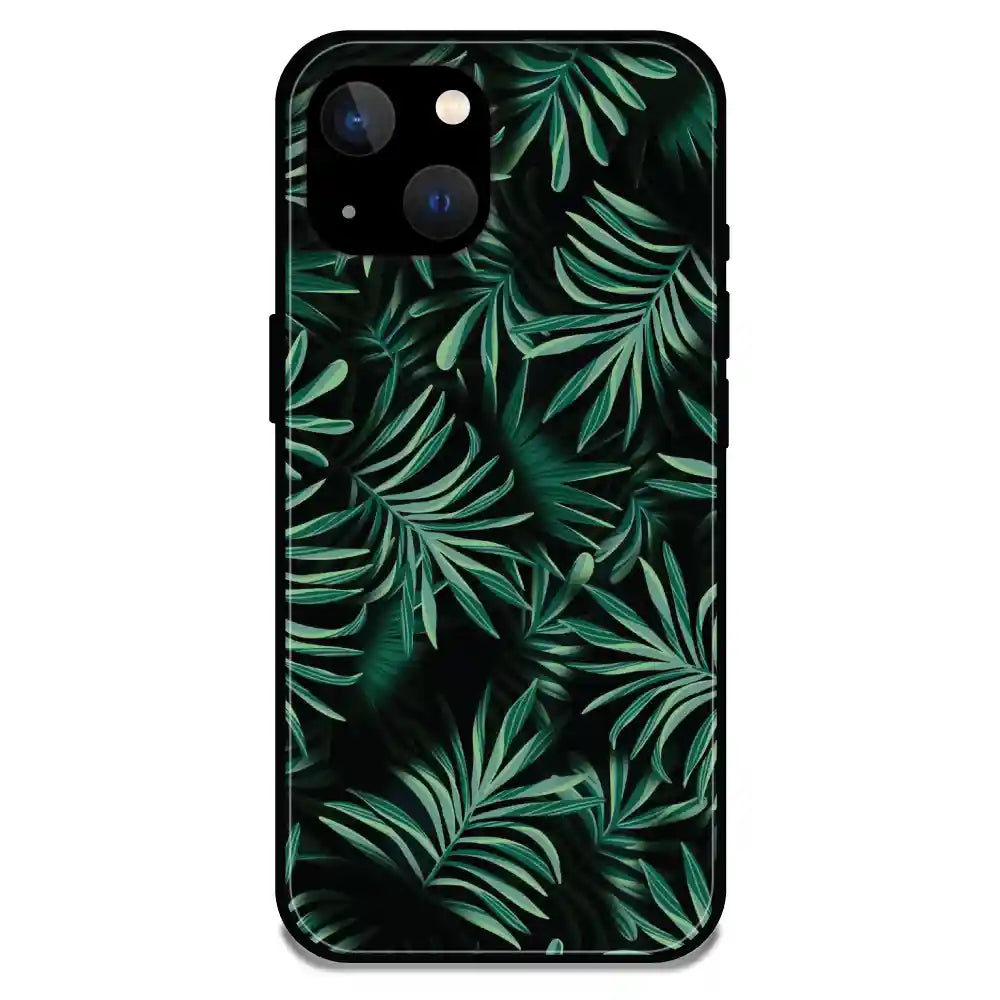 'Ferns - Glossy Metal Silicone Case For Apple iPhone 13 Mini