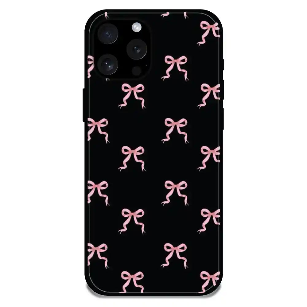 'Bow Family - Glossy Metal Silicone Case For Apple iPhone 13 Pro