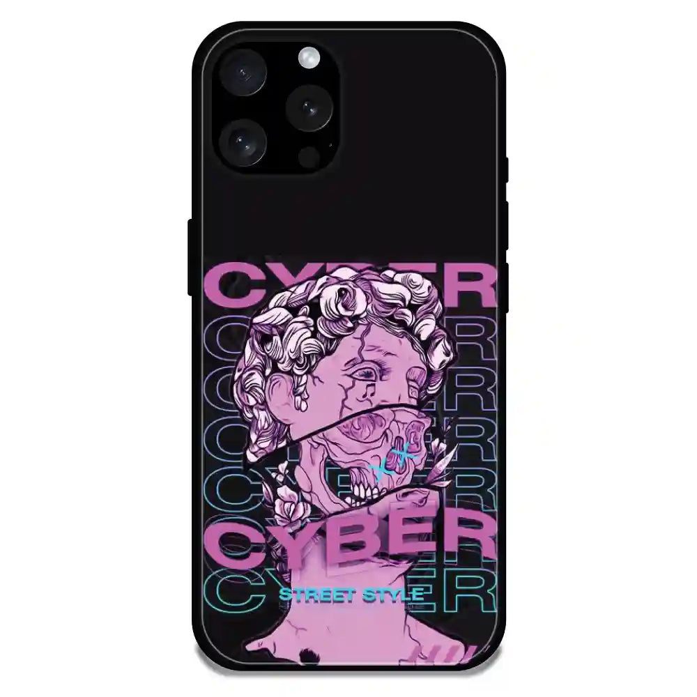 Cyber Street Style - Glossy Metal Silicone Case For Apple iPhone Models