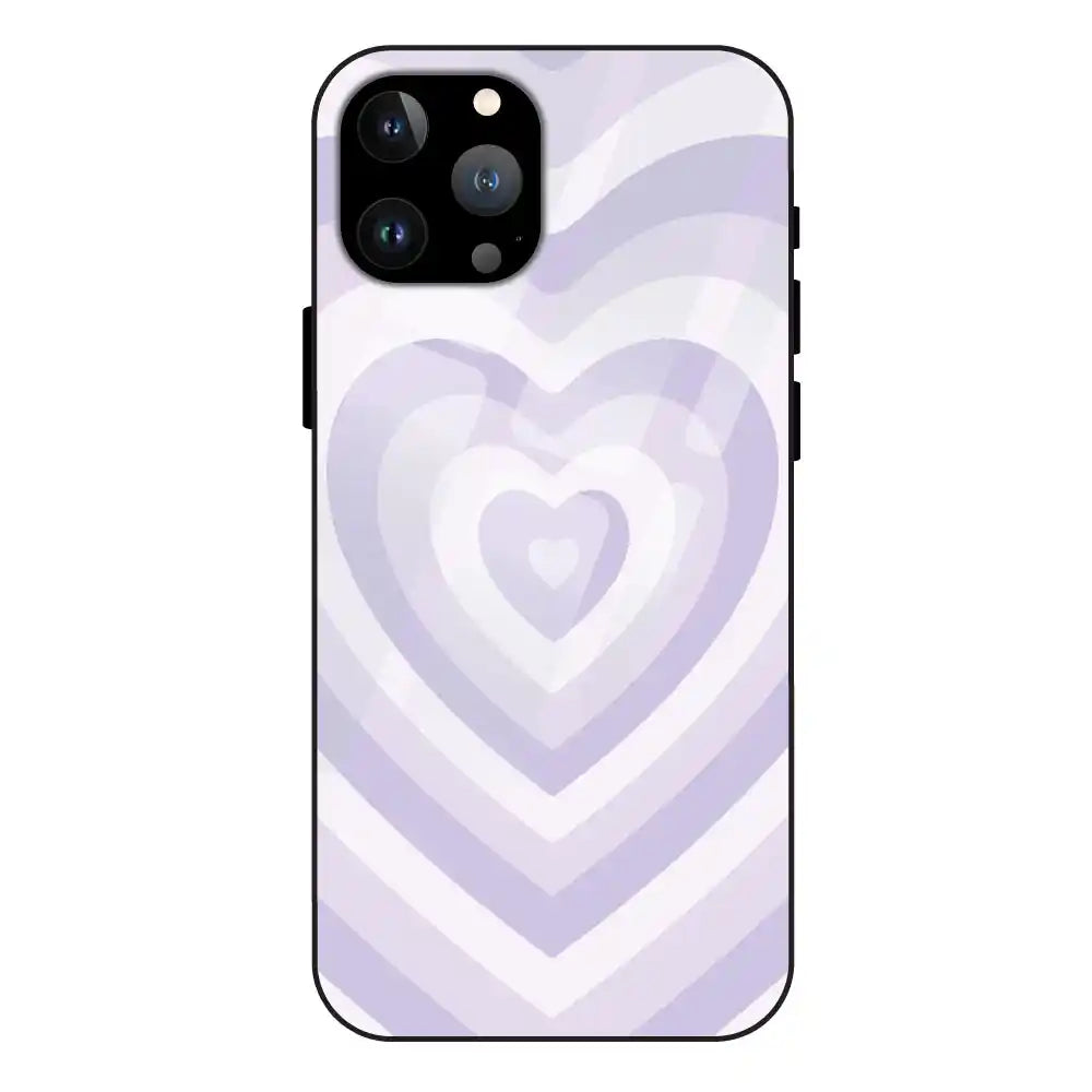 Blue Hearts - Glass Case For Apple iPhone 13 Pro Max