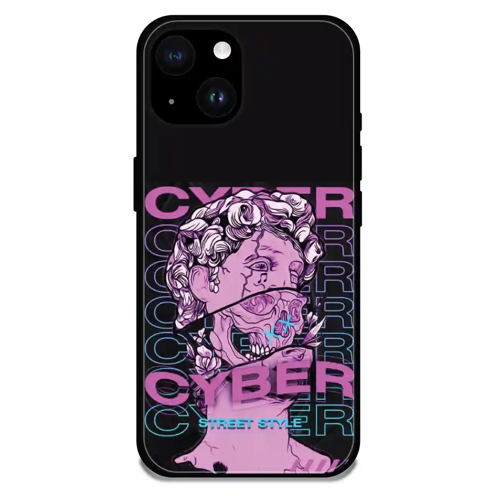 Cyber Street Style - Glossy Metal Silicone Case For Apple iPhone Models