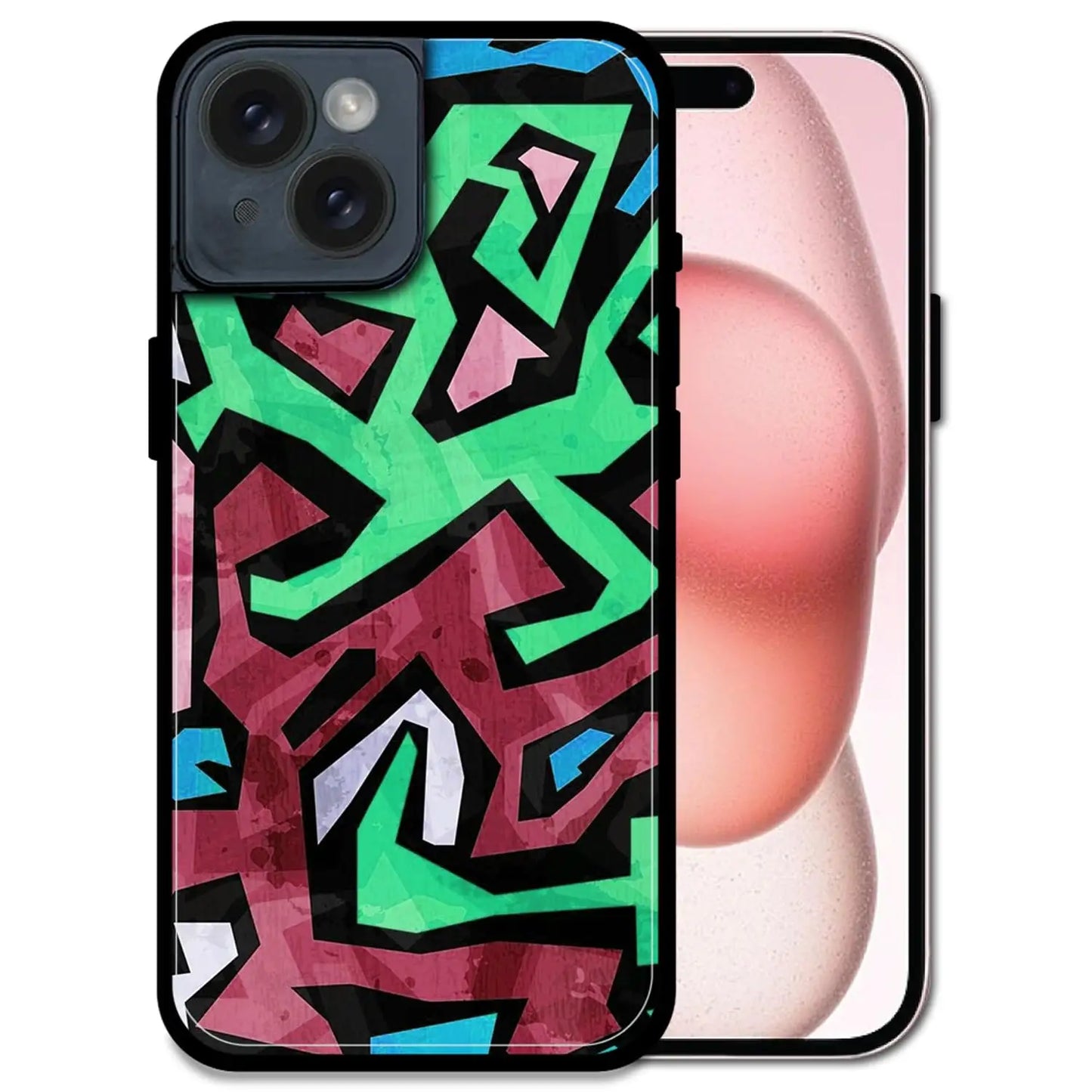 'Wild And Wacky - Glossy Metal Silicone Case For Apple iPhone 14 Plus