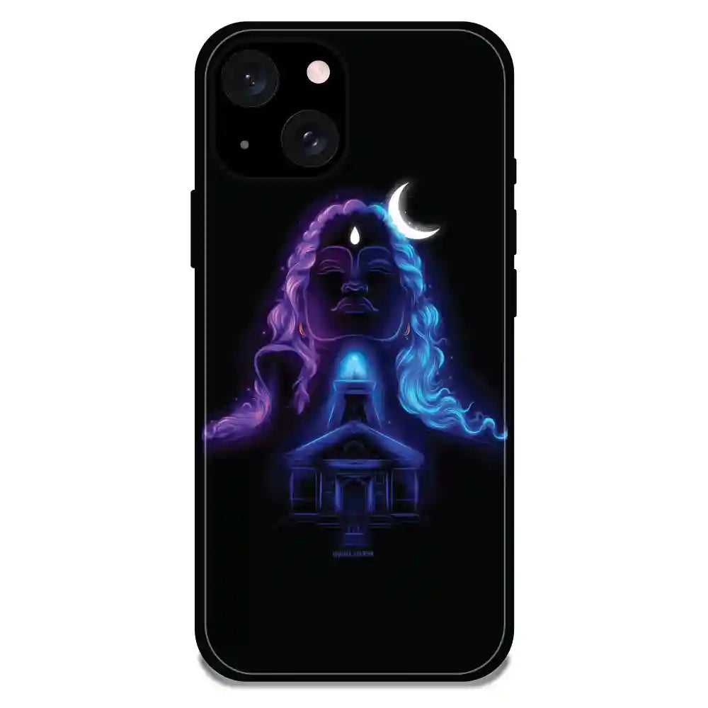 'Mahadev - Glossy Metal Silicone Case For Apple iPhone 15