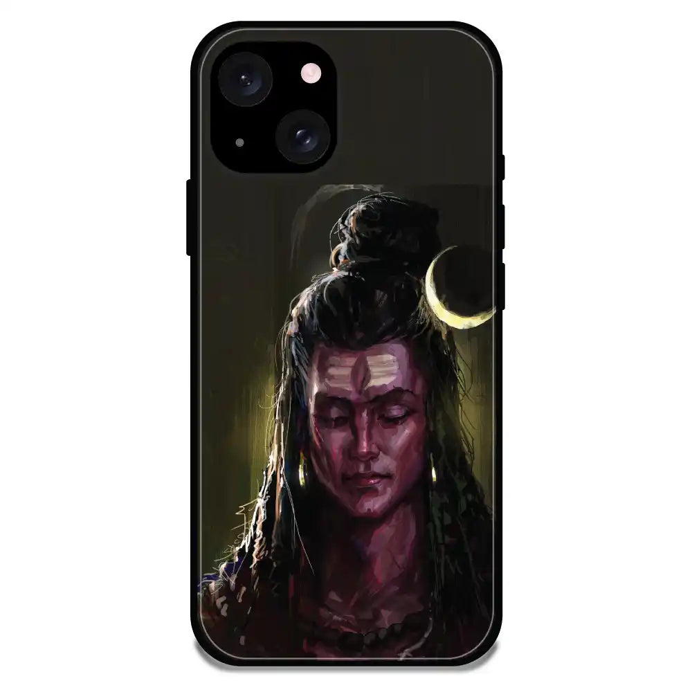 'Lord Shiva - Glossy Metal Silicone Case For Apple iPhone 15 Plus