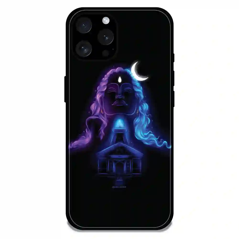 'Mahadev - Glossy Metal Silicone Case For Apple iPhone 15 Pro
