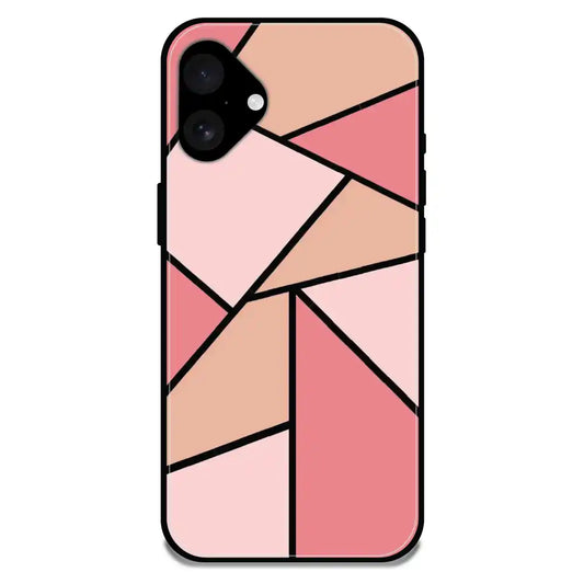 'Geometry King - Glossy Metal Silicone Case For Apple iPhone 16