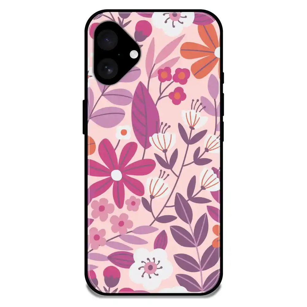 'Garden Art - Glossy Metal Silicone Case For Apple iPhone 16 Plus
