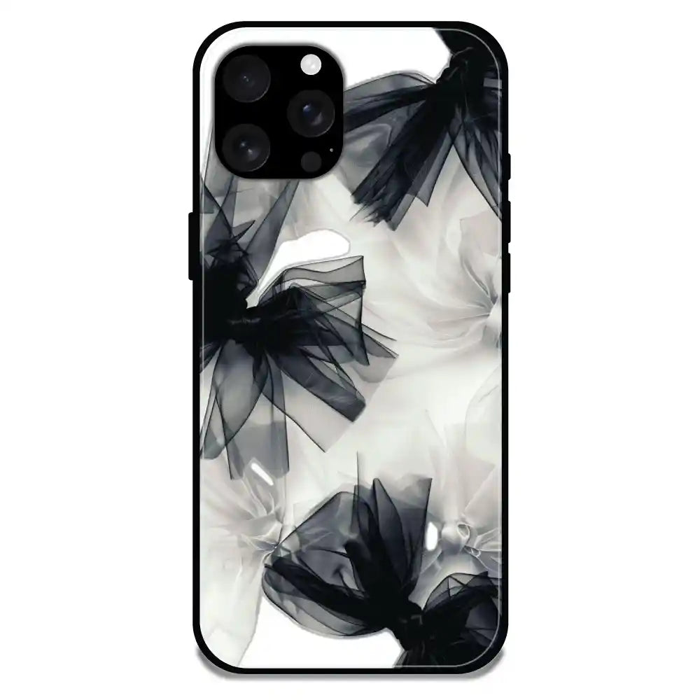 'Satin Bows - Glossy Metal Silicone Case For Apple iPhone 16 Pro
