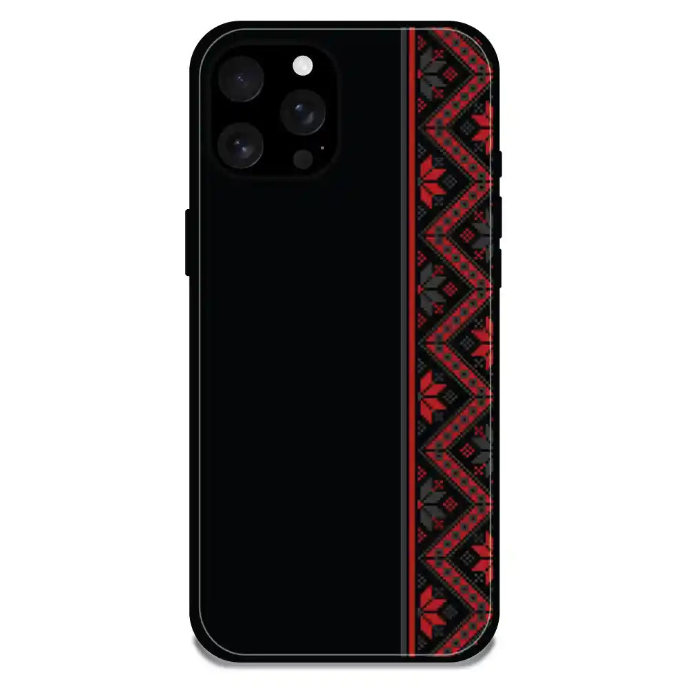 'Mandala Bloom - Glossy Metal Silicone Case For Apple iPhone 16 Pro
