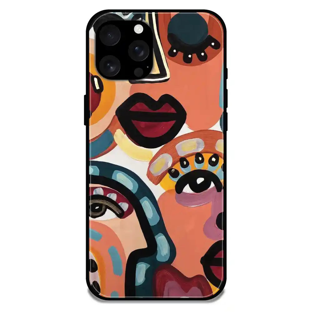 'Stop & Stare - Glossy Metal Silicone Case For Apple iPhone 16 Pro