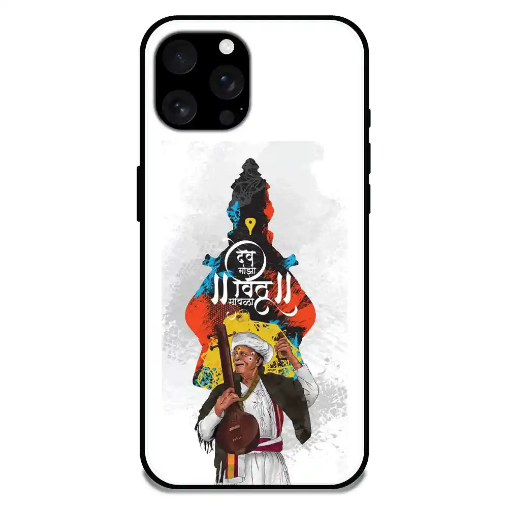 'Lord Vitthal - Glossy Metal Silicone Case For Apple iPhone 16 Pro