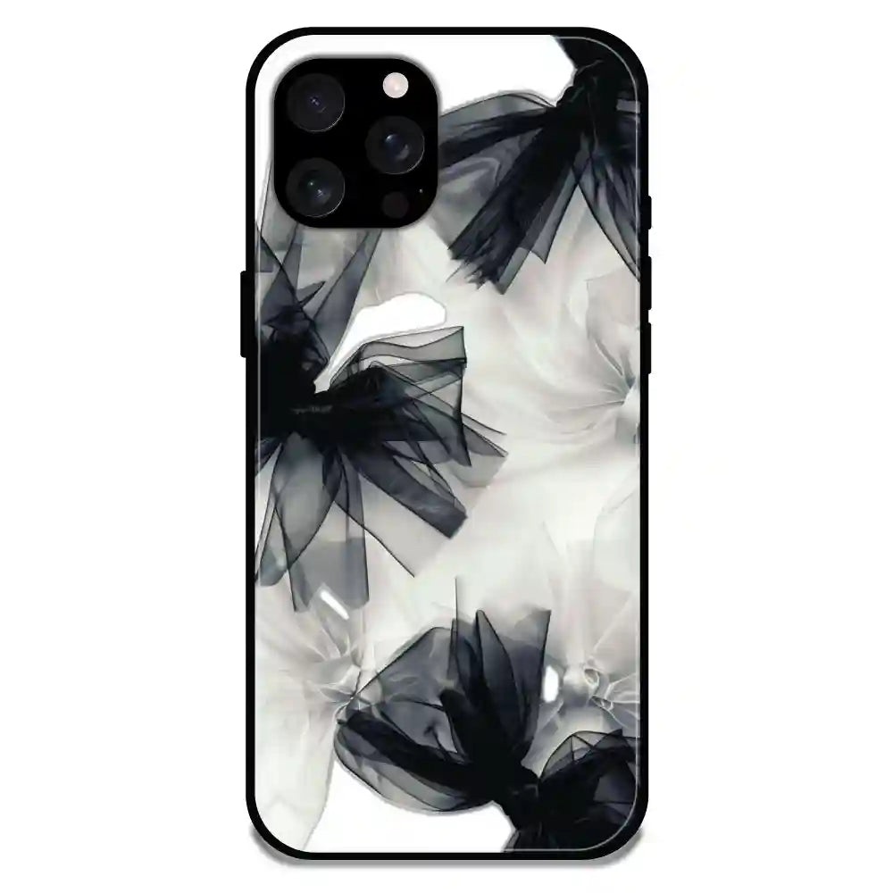 'Satin Bows - Glossy Metal Silicone Case For Apple iPhone 16 Pro Max