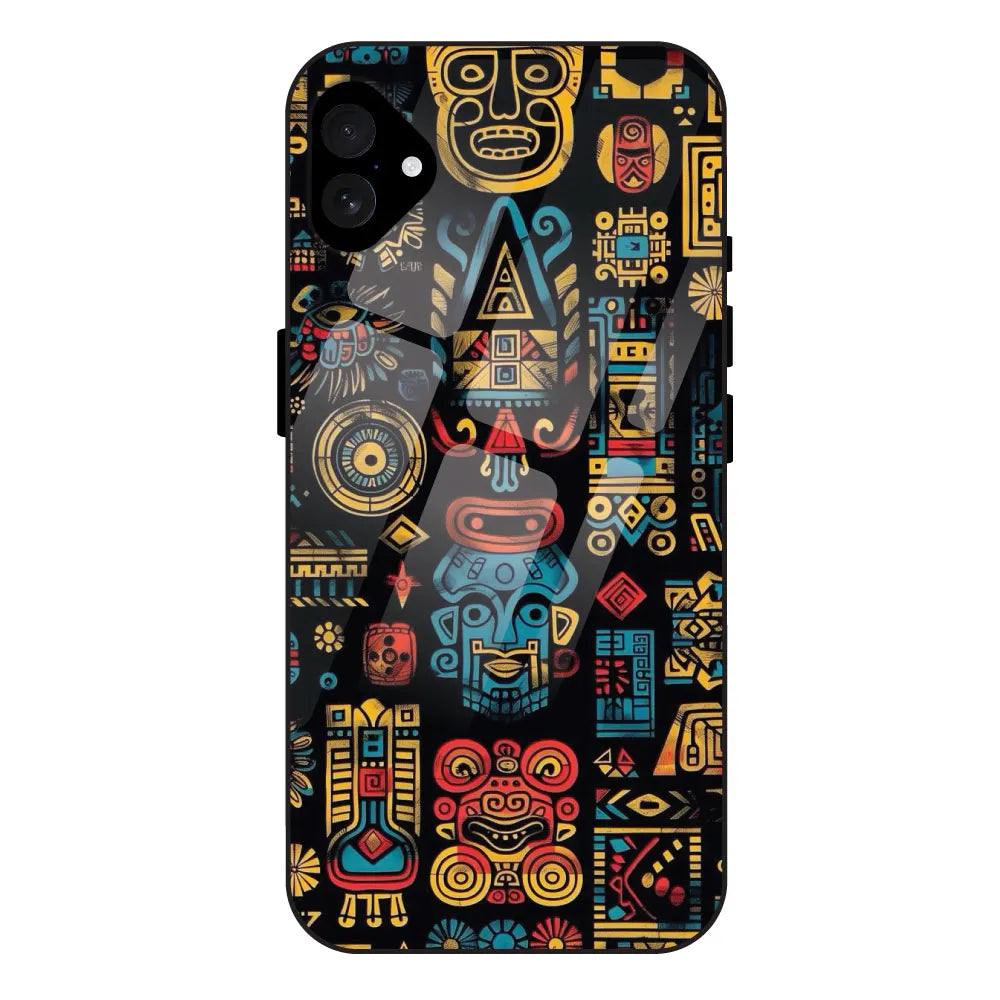 Crepe Pattern - Glossy Metal Silicone Case For Apple iPhone 16