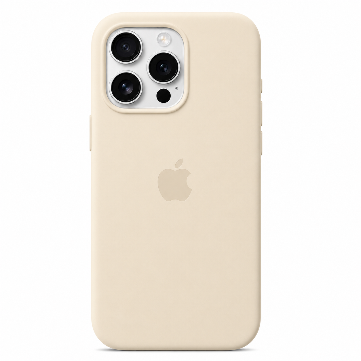 Vanilla Liquid Silicone Case For Apple iPhone Models