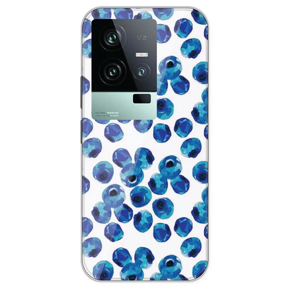 Blueberries - Printed Silicone Case For IQOO 11