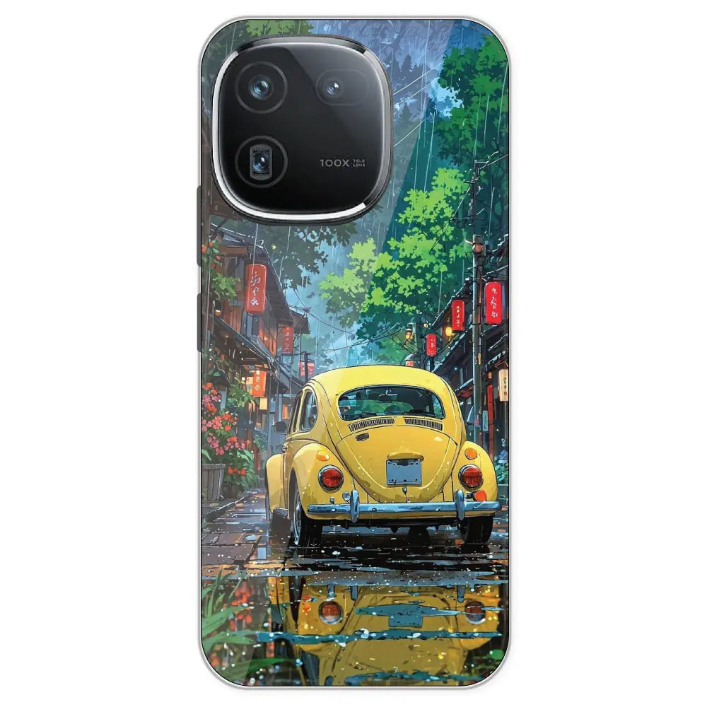 Yellow Bettle  - Printed Silicone Case For IQOO 12