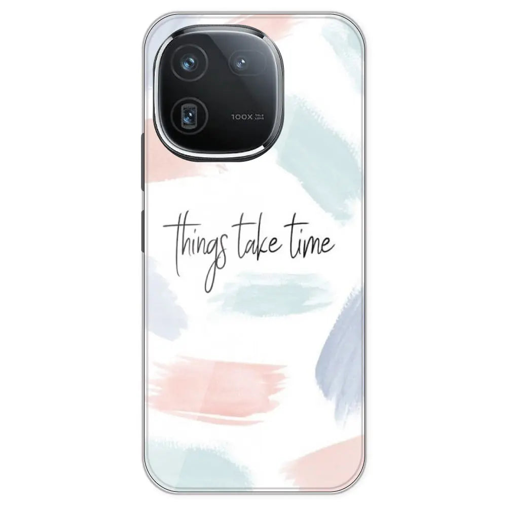 Things Take Time - Printed Silicone Case For IQOO 12