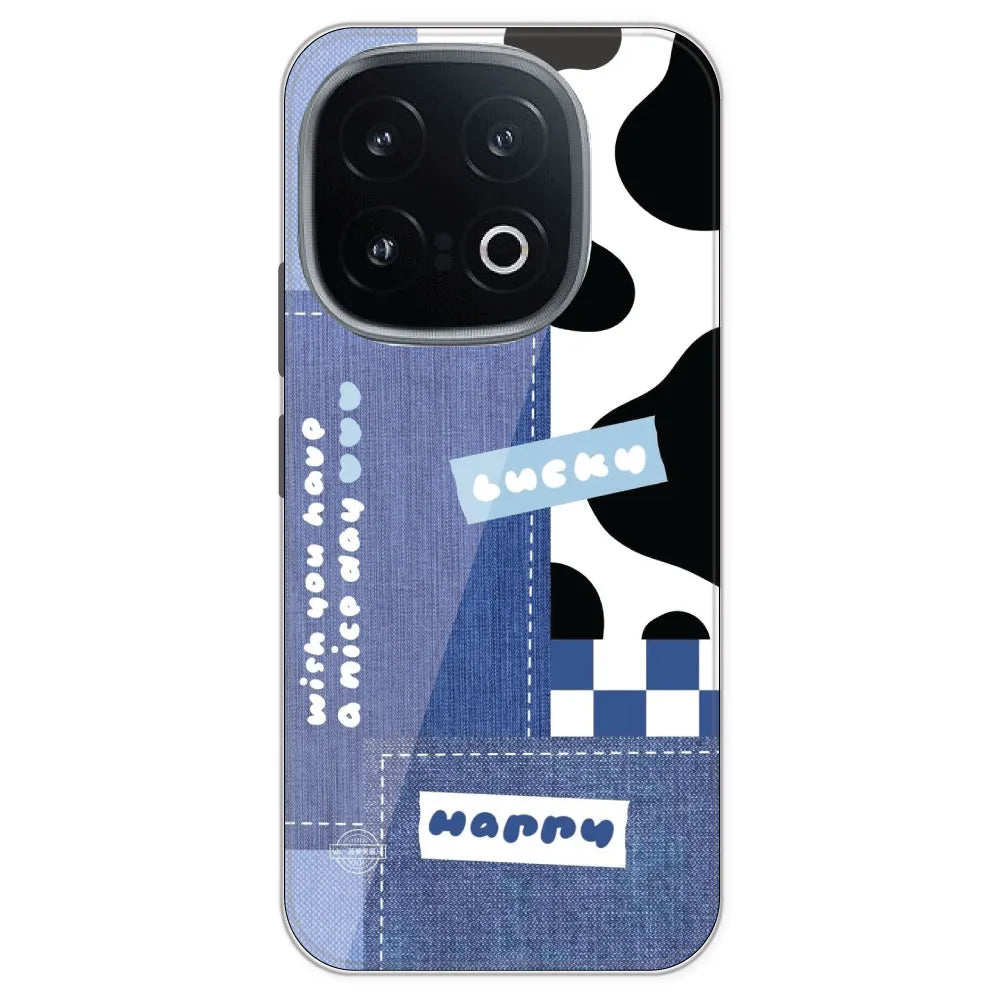 Cow Print Collage - Printed Silicone Case For IQOO 13