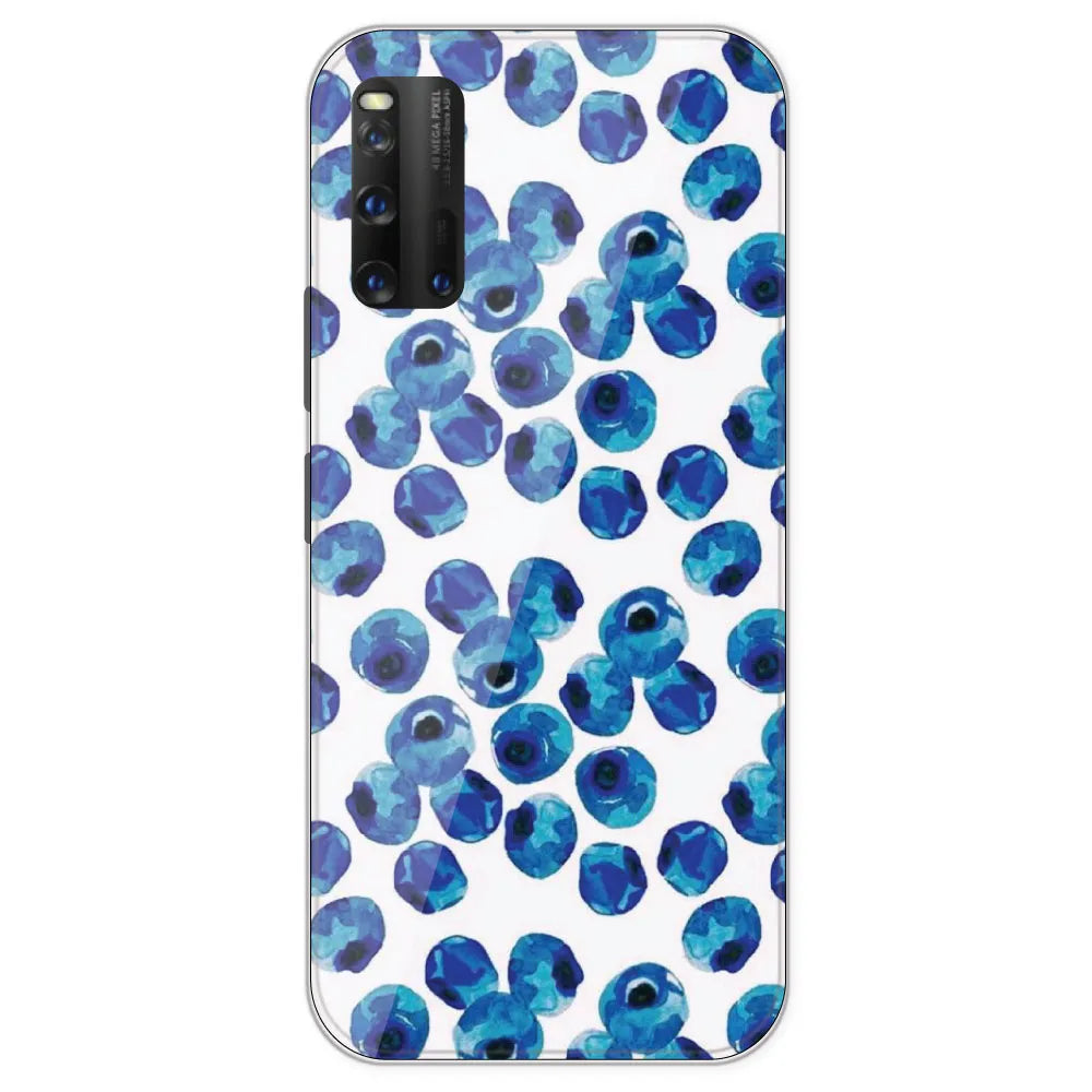 Blueberries - Printed Silicone Case For IQOO 3