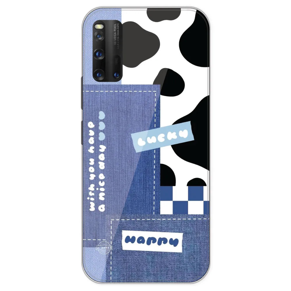 Cow Print Collage - Printed Silicone Case For IQOO 3