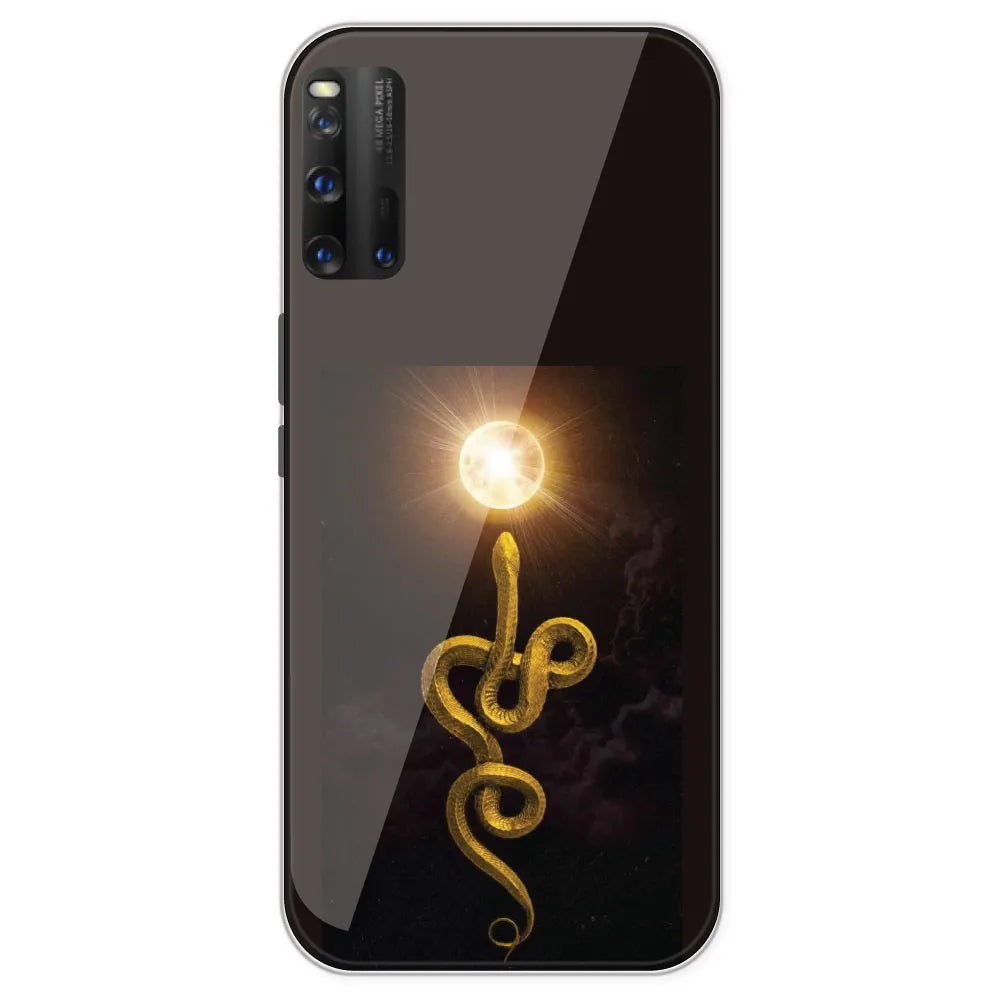 Golden Serpent - Printed Silicone Case For IQOO 3