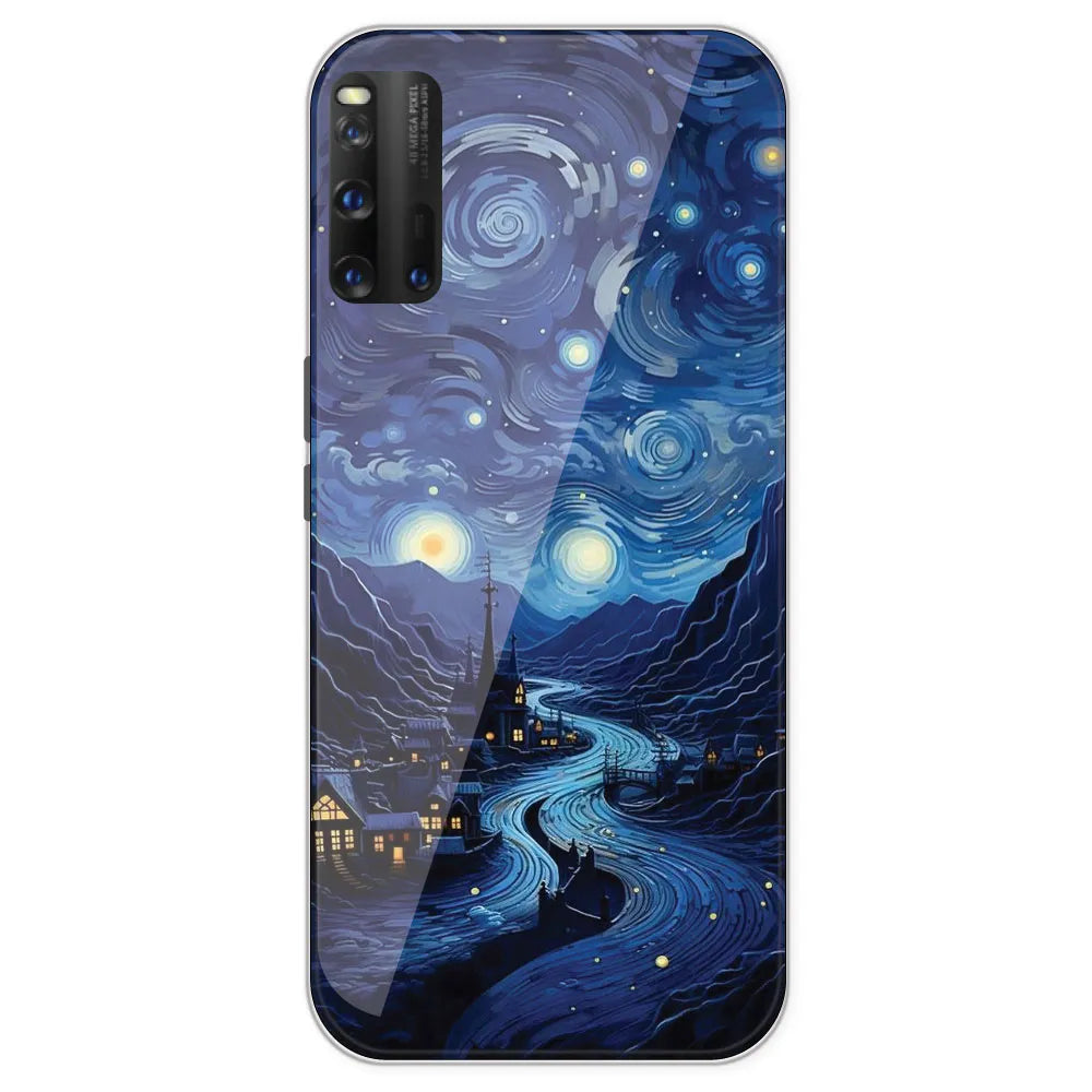 The Starry Night - Printed Silicone Case For IQOO 3