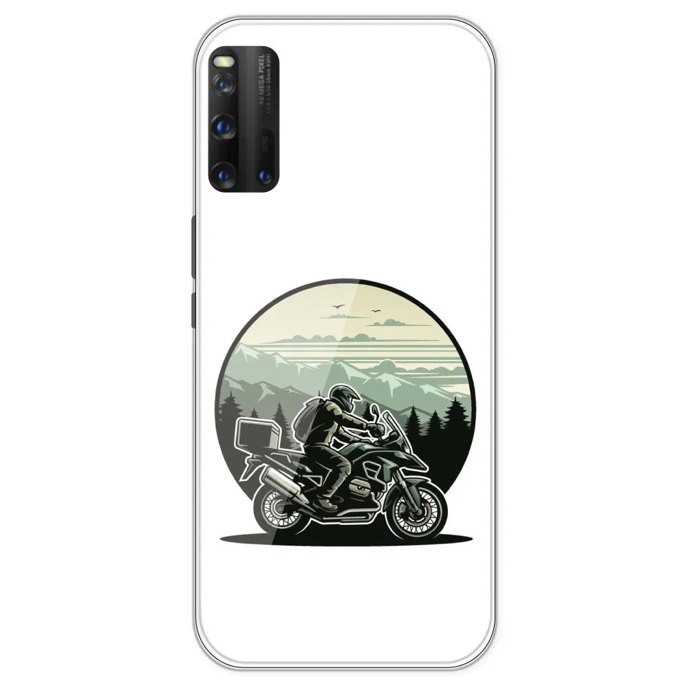 Biker - Printed Silicone Case For IQOO 3