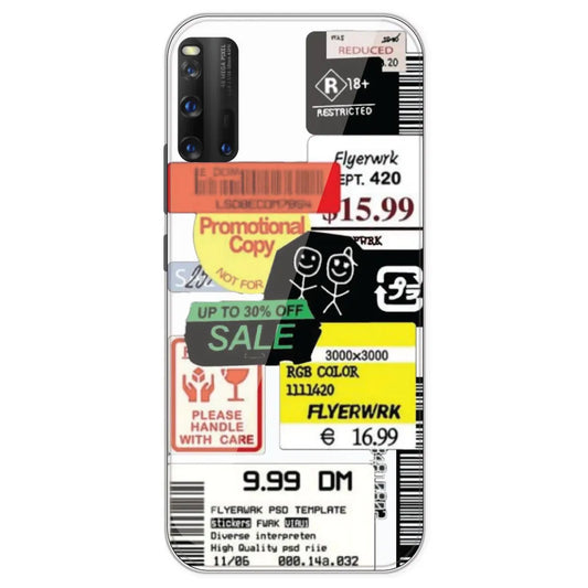 Sales - Clear Printed Silicone Case For IQOO 3