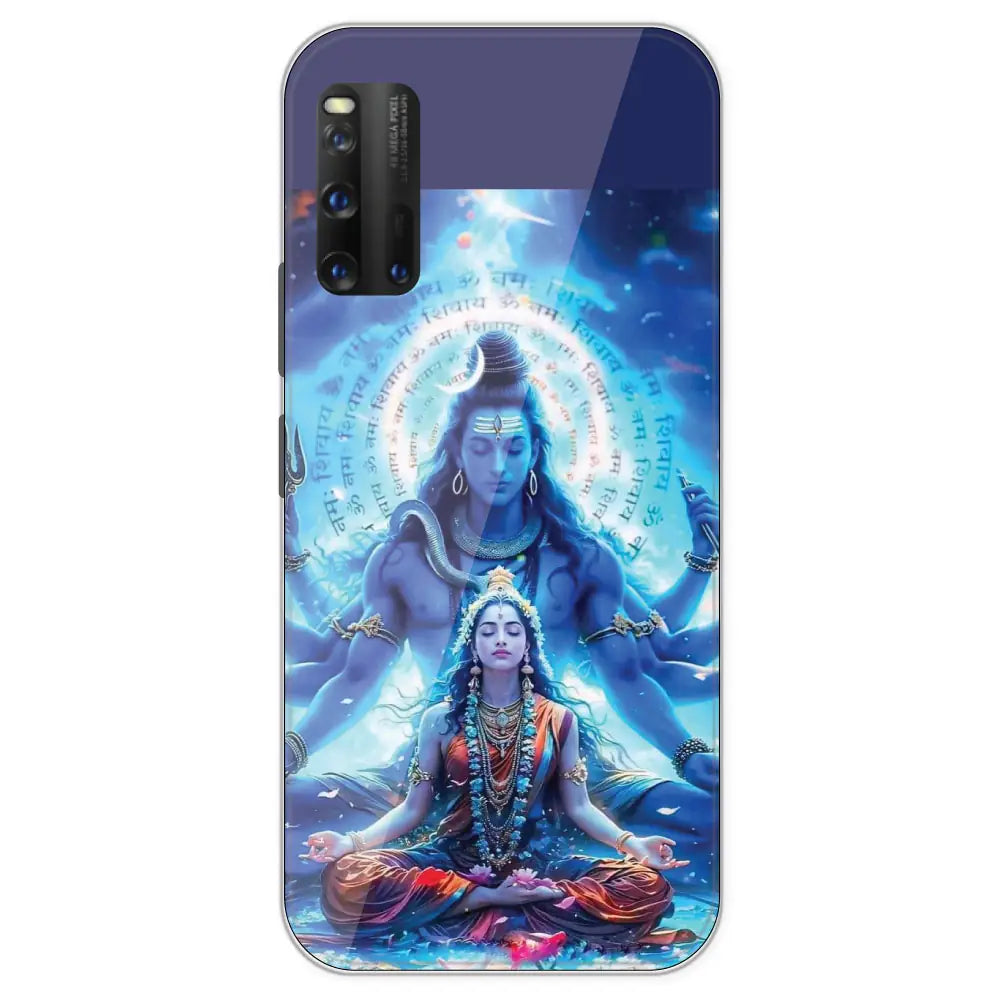 Shiv Parvati - Printed Silicone Case For IQOO 3