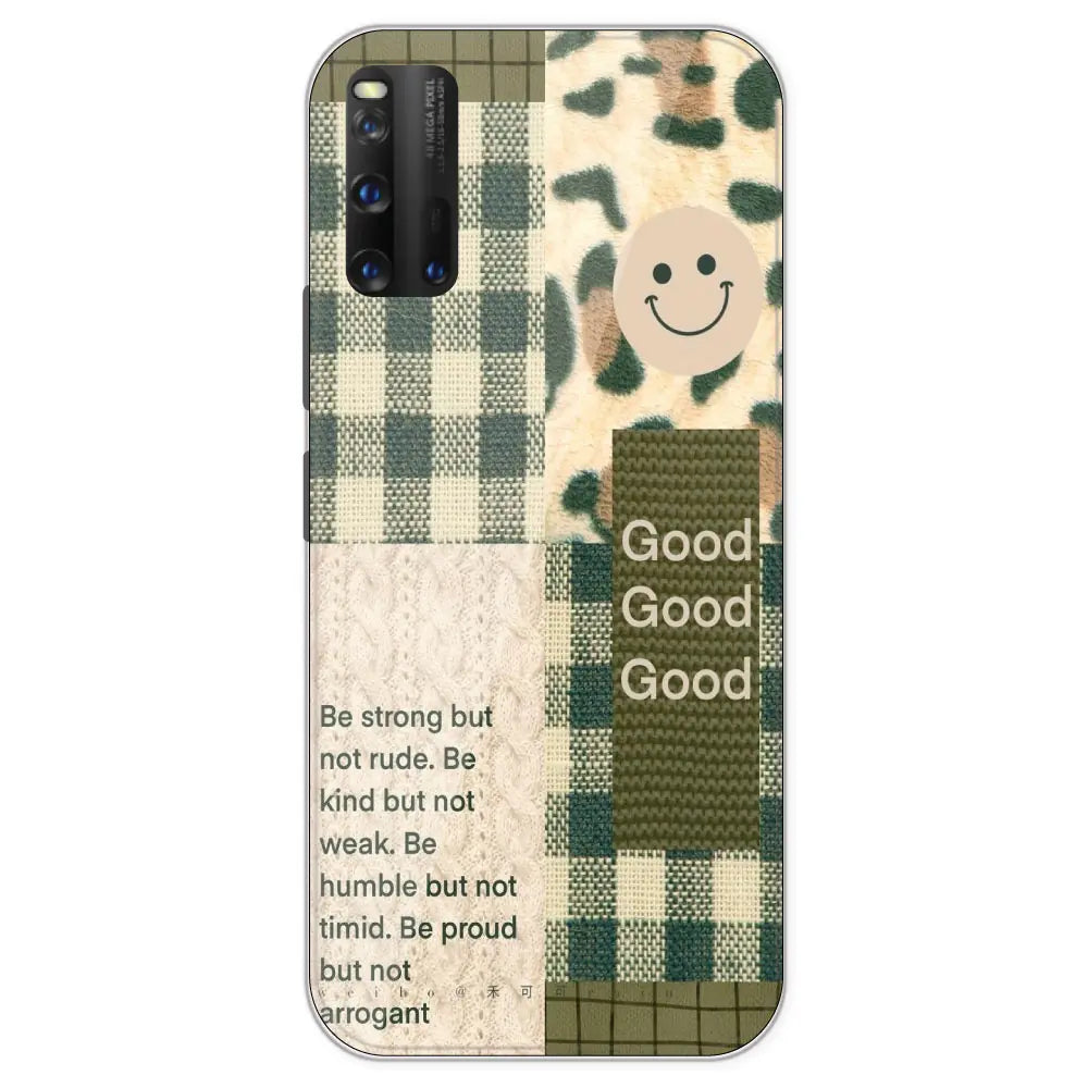 Patchwork Positivity - Printed Silicone Case For IQOO 3