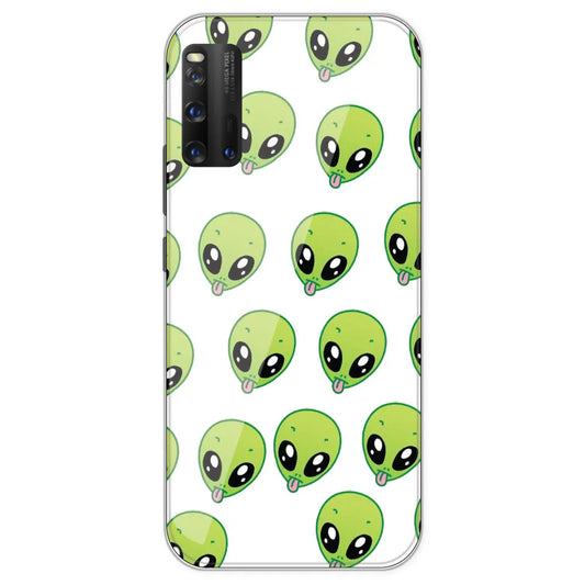 Alien - Clear Printed Silicone Case For IQOO 3