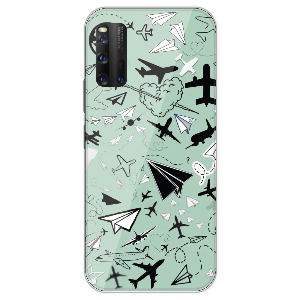 Planes - Printed Silicone Case For IQOO 3