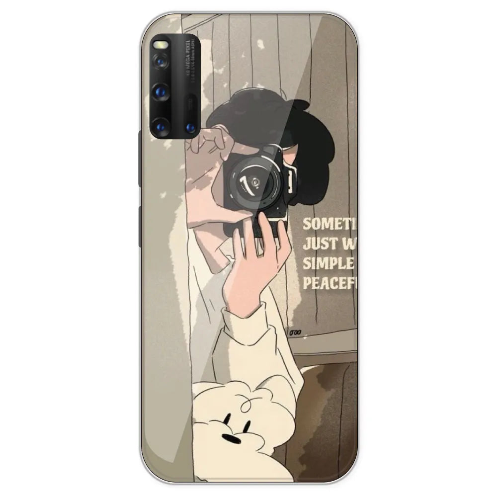 Book Collage - Printed Silicone Case For IQOO 3