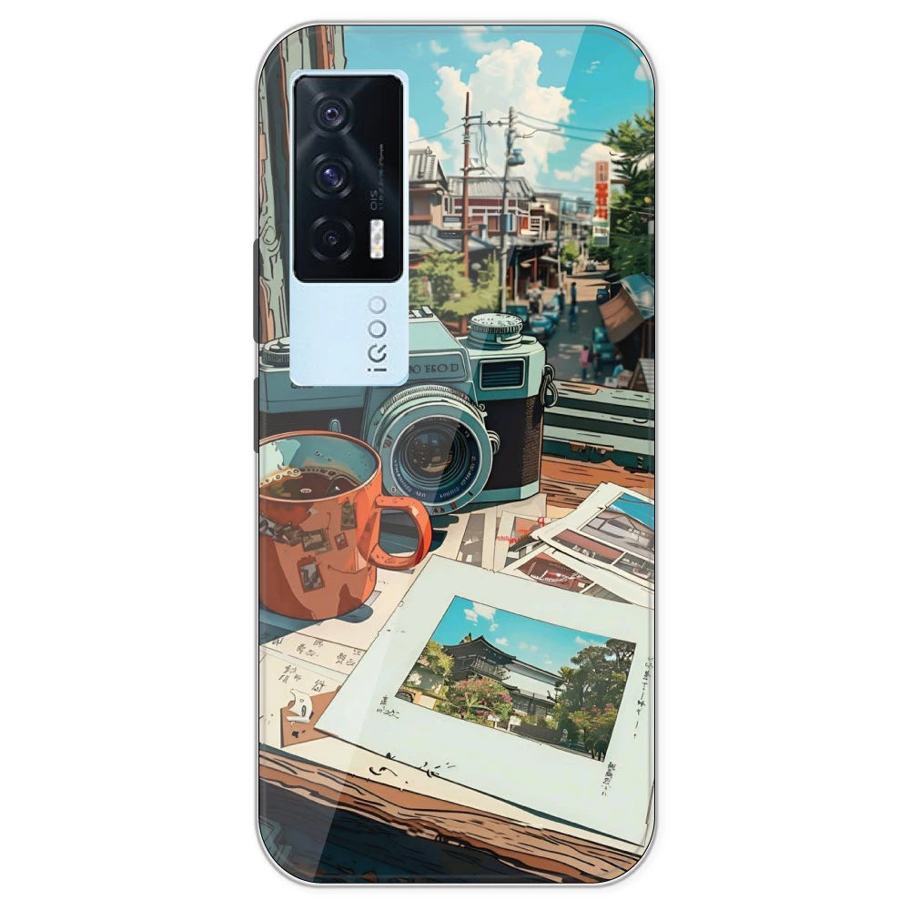 Vintage Camera - Printed Silicone Case For IQOO 7