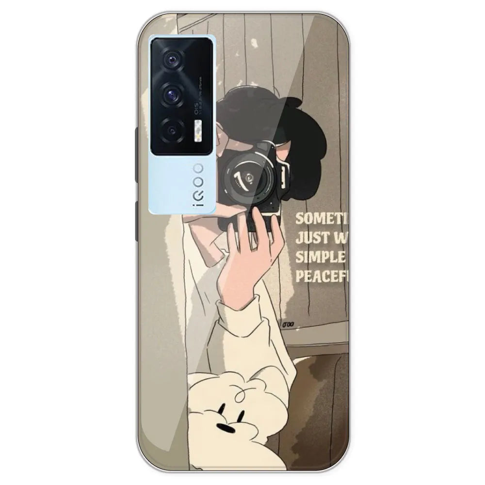 Book Collage - Printed Silicone Case For IQOO 7