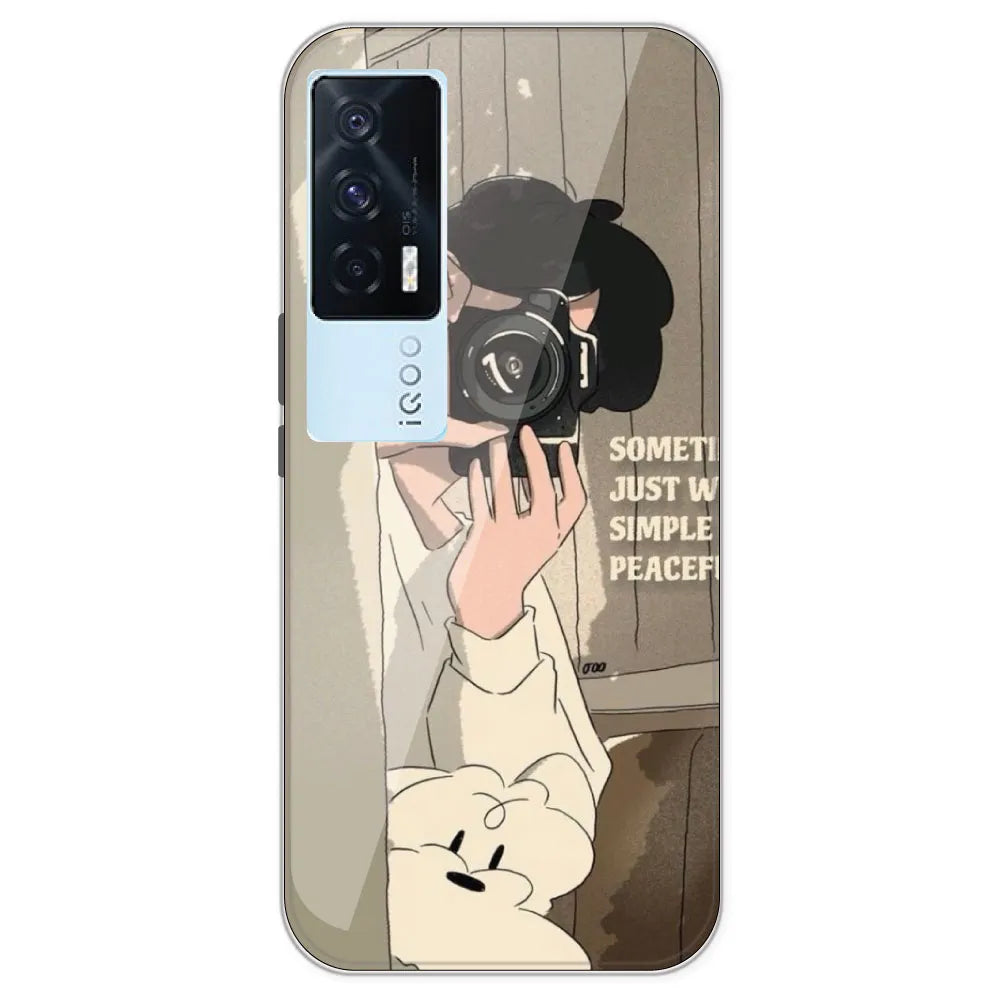 Photographer - Printed Silicone Case For IQOO 7
