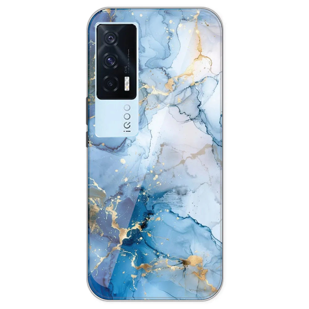 Blue Marble - Printed Silicone Case For IQOO 7